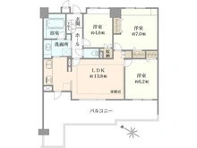 【神奈川県/藤沢市大鋸】ライオンズマンション藤沢東 間取り図