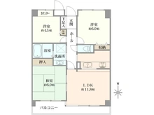 【神奈川県/茅ヶ崎市本村】ジェームス湘南 間取り図