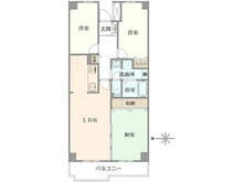 【神奈川県/平塚市菫平】パレ平塚すみれ平壱番館 間取り図