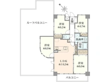 【神奈川県/茅ヶ崎市小和田】マイキャッスル湘南辻堂 間取り図