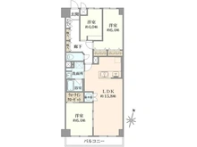 【神奈川県/茅ヶ崎市ひばりが丘】コスモ茅ケ崎サザンヒル 間取り図