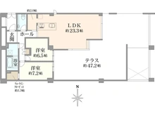 【神奈川県/平塚市日向岡】コートヒルズ湘南・日向岡 間取り図