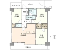 【神奈川県/藤沢市湘南台】ナイスステージ湘南台 間取り図