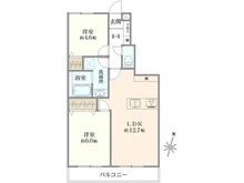 【神奈川県/平塚市中堂】メゾンミール湘南平塚 間取り図