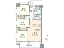 【神奈川県/藤沢市湘南台】D’クラディア湘南台 間取り図