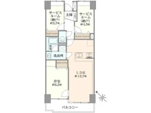 【神奈川県/藤沢市片瀬海岸】シーサイド片瀬江ノ島 間取り図