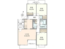 【神奈川県/茅ヶ崎市赤松町】ハイマート辻堂 間取り図
