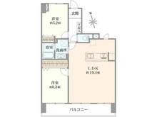 【神奈川県/平塚市八千代町】東急ドエル・アルス平塚 間取り図