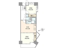 【神奈川県/藤沢市片瀬海岸】シーサイド片瀬江ノ島 間取り図