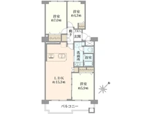 【神奈川県/藤沢市鵠沼東】藤沢ビレジ3号棟 間取り図