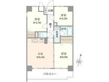 【神奈川県/藤沢市石川】ライオンズマンション藤沢湘南台1番館 間取り図