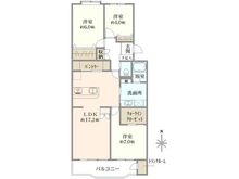 【神奈川県/平塚市山下】平塚若宮ハイツ 7号棟 間取り図