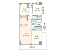 【神奈川県/藤沢市円行】グレイス湘南台第2 間取り図