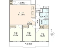 【神奈川県/藤沢市大庭】湘南ライフタウン駒寄第一住宅 3号棟 間取り図