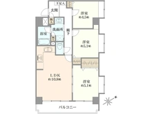 【神奈川県/茅ヶ崎市南湖】ライオンズマンション茅ヶ崎海岸 間取り図