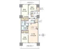 【神奈川県/藤沢市湘南台】エスタテラ湘南台マウンテンコート 間取り図