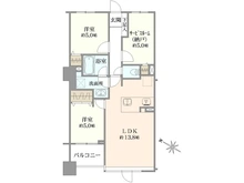 【神奈川県/横浜市中区扇町】エストグランディール横濱関内 間取り図