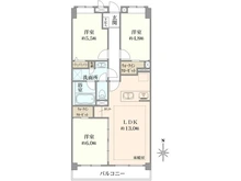 【神奈川県/藤沢市辻堂】ライオンズマンション湘南辻堂第2 間取り図