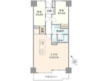 【神奈川県/藤沢市片瀬海岸】シーサイド片瀬江ノ島 間取り図