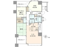 【神奈川県/平塚市代官町】ライオンズシティ平塚 間取り図