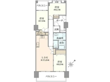 【神奈川県/茅ヶ崎市緑が浜】ライオンズマンション茅ヶ崎グランコート 間取り図