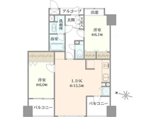 【神奈川県/茅ヶ崎市茅ヶ崎】サーパス茅ヶ崎駅前 間取り図