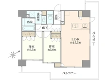 【神奈川県/藤沢市片瀬海岸】パレステージ片瀬江ノ島 間取り図