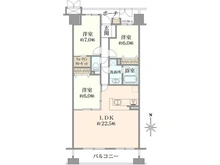 【神奈川県/平塚市高浜台】ダイアパレスグランデージ湘南平塚 間取り図