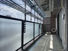 【神奈川県/藤沢市藤沢】ライオンズプラザ湘南藤沢 バルコニー：2026年6月撮影　大規模修繕中