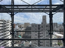【神奈川県/藤沢市藤沢】ライオンズプラザ湘南藤沢 眺望：2026年6月撮影　大規模修繕中