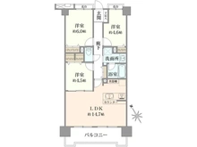 【神奈川県/藤沢市藤沢】ライオンズプラザ湘南藤沢 間取り図