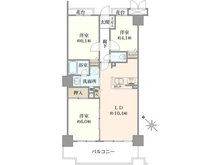 【神奈川県/藤沢市善行坂】クリオ藤沢善行伍番館 間取り図