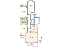 【神奈川県/茅ヶ崎市富士見町】ライオンズガーデン茅ヶ崎3番館 間取り図