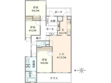 【神奈川県/鎌倉市七里ガ浜東】クリオ鎌倉七里ガ浜 間取り図