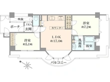 【神奈川県/藤沢市片瀬海岸】グランシティ湘南海岸マリナージュスクエア 間取り図