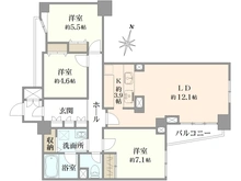【神奈川県/藤沢市鵠沼海岸】グランドメゾン鵠沼海岸 間取り図