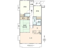 【神奈川県/平塚市四之宮】クリオ平塚弐番館 間取り図