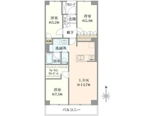 【神奈川県/平塚市大原】平塚スカイハイツ 間取り図