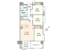 【神奈川県/茅ヶ崎市十間坂】グレイス湘南茅ヶ崎 間取り図