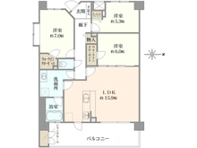 【神奈川県/茅ヶ崎市赤松町】クレアコート湘南辻堂 間取り図