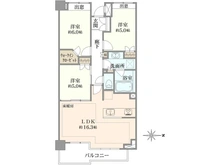 【神奈川県/藤沢市片瀬海岸】ライオンズ湘南江ノ島シーサイド 間取り図