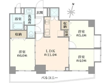【神奈川県/平塚市明石町】ナイスアーバン湘南平塚明石町 間取り図