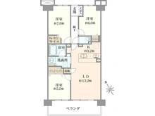 【神奈川県/藤沢市善行坂】グレーシアパーク藤沢善行サザンフォート 間取り図