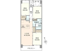 【神奈川県/藤沢市花の木】ライフレビュー藤沢ヒルズ 間取り図