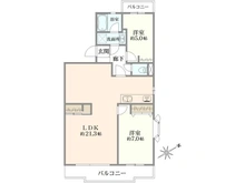 【神奈川県/茅ヶ崎市今宿】ラポール茅ヶ崎今宿 間取り図