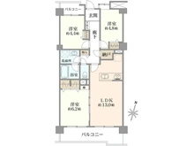 【神奈川県/茅ヶ崎市本村】茅ヶ崎グランドハイツ B棟 間取り図