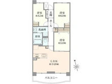 【神奈川県/茅ヶ崎市西久保】グランドビュー茅ヶ崎 間取り図