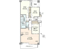 【神奈川県/鎌倉市津西】コンフォート・パレス西鎌倉 間取り図