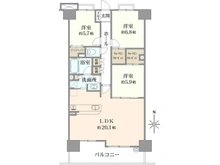 【神奈川県/平塚市明石町】ハイホーム湘南平塚 間取り図
