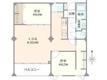 【神奈川県/藤沢市片瀬海岸】片瀬ロジュマン 間取り図